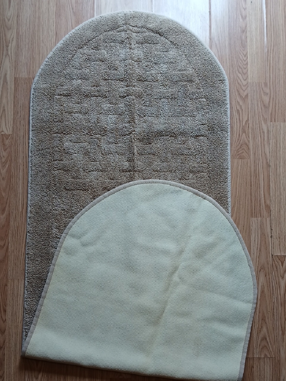 Beige Hall Runner Floor Mat Non-Slip Bottom Great Condition!